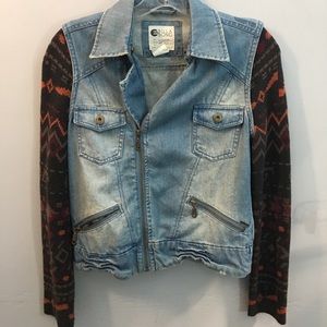 Billabong Jean Jacket with Awesome LS pattern
